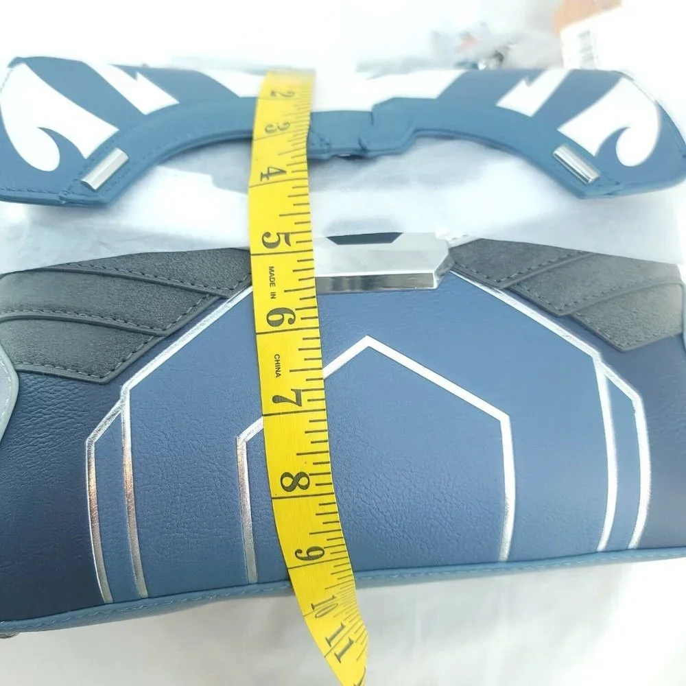 Star Wars Ahsoka Blue White Cosplay Detachable Strap Convertible Backpack Bag